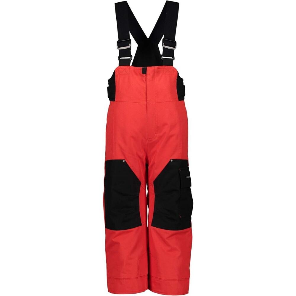 Obermeyer Boy's snow Pants red Black snowsuit pant Size 5 A000076